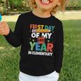 First Day Of My Last Year In Elementary Back To School Graphic Toddler Long Sleeve Tee First Day Of My Last Year In Elementary Back To School Graphic Toddler Long Sleeve Tee
