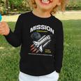 First Grade Back To School Space Rocket Astronaut Graphic Toddler Long Sleeve Tee First Grade Back To School Space Rocket Astronaut Graphic Toddler Long Sleeve Tee