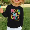 Groovy Custodian Bruh We Back To School Janitor Retro Graphic Toddler Long Sleeve Tee Groovy Custodian Bruh We Back To School Janitor Retro Graphic Toddler Long Sleeve Tee