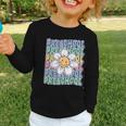 Groovy Preschool Cute Back To School First Day Of Pre K Graphic Toddler Long Sleeve Tee Groovy Preschool Cute Back To School First Day Of Pre K Graphic Toddler Long Sleeve Tee