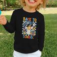 Happy First Day Of School Back To School Goose Boys Kids Graphic Toddler Long Sleeve Tee