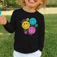Happy To See Your Face Back To School First Day Of School Graphic Toddler Long Sleeve Tee