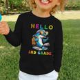 Hello Second Grade Dolphin Lover Back To School Kid Boy Girl Graphic Toddler Long Sleeve Tee Hello Second Grade Dolphin Lover Back To School Kid Boy Girl Graphic Toddler Long Sleeve Tee
