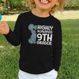 Highly Koalafied 9th Grader Koala Back To School Graphic Toddler Long Sleeve Tee Highly Koalafied 9th Grader Koala Back To School Graphic Toddler Long Sleeve Tee