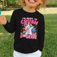 I'm Ready To Crush 3rd Grade Dabbing Unicorn Back To School Graphic Toddler Long Sleeve Tee I'm Ready To Crush 3rd Grade Dabbing Unicorn Back To School Graphic Toddler Long Sleeve Tee