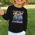 I'm Ready To Crush 9th Grade Back To School Video Game Boys Graphic Toddler Long Sleeve Tee