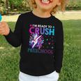 I'm Ready To Crush Preschool Dabbing Unicorn Back To School Graphic Toddler Long Sleeve Tee I'm Ready To Crush Preschool Dabbing Unicorn Back To School Graphic Toddler Long Sleeve Tee