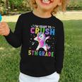 I'm Ready For Fifth Grade Back To School 5th Grade Girls Graphic Toddler Long Sleeve Tee