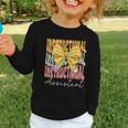 Instructional Assistant Groovy Coquette Bow Back To School Graphic Toddler Long Sleeve Tee Instructional Assistant Groovy Coquette Bow Back To School Graphic Toddler Long Sleeve Tee