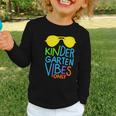 Kindergarten Vibes Only Glow Sunglasses Back To School Graphic Toddler Long Sleeve Tee Kindergarten Vibes Only Glow Sunglasses Back To School Graphic Toddler Long Sleeve Tee