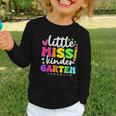 Little Miss Kindergarten Kids Girls Pencil Back To School Graphic Toddler Long Sleeve Tee