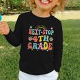 Next Stop 4th Grade Graduation To Forth Grade Back To School Graphic Toddler Long Sleeve Tee Next Stop 4th Grade Graduation To Forth Grade Back To School Graphic Toddler Long Sleeve Tee