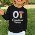 Occupational Therapy OT And COTA Back To School Graphic Toddler Long Sleeve Tee Occupational Therapy OT And COTA Back To School Graphic Toddler Long Sleeve Tee