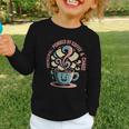 Powered By Coffee Principal Appreciation Back To School Graphic Toddler Long Sleeve Tee