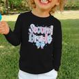 Preppy Second Grade First Day Back To School 2nd Grade Bow Graphic Toddler Long Sleeve Tee