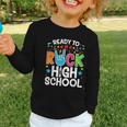 Ready To Rock High School First Day Back To School Graphic Toddler Long Sleeve Tee