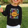 Ready To Tackle 3rd Grade Back To School Kids Football Graphic Toddler Long Sleeve Tee Ready To Tackle 3rd Grade Back To School Kids Football Graphic Toddler Long Sleeve Tee