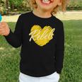 Rebels Heart Back To School Spirit GY Graphic Toddler Long Sleeve Tee