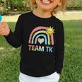 Retro Team TK Back To School Transitional Kindergarten Graphic Toddler Long Sleeve Tee Retro Team TK Back To School Transitional Kindergarten Graphic Toddler Long Sleeve Tee