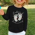 Retro Wildflowers Labor And Delivery Nurse Back To School Graphic Toddler Long Sleeve Tee Retro Wildflowers Labor And Delivery Nurse Back To School Graphic Toddler Long Sleeve Tee