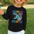Roaring Into 2Nd Grade DinosaurRex Back To School Graphic Toddler Long Sleeve Tee