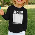 Senior 2026 Last First Day Senior Back To School Sign My Graphic Toddler Long Sleeve Tee