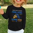 Senior Class Of 2026 Back To School Gamer Senior 2026 Graphic Toddler Long Sleeve Tee Senior Class Of 2026 Back To School Gamer Senior 2026 Graphic Toddler Long Sleeve Tee