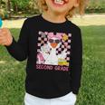 Silly Goose Second Grade Back To School Coquette Girly Graphic Toddler Long Sleeve Tee Silly Goose Second Grade Back To School Coquette Girly Graphic Toddler Long Sleeve Tee