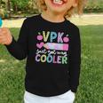 VPK Just Got Way Cooler First Day Of VPK Back To School VPK Graphic Toddler Long Sleeve Tee VPK Just Got Way Cooler First Day Of VPK Back To School VPK Graphic Toddler Long Sleeve Tee