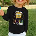 Welcome Back To School Bus Driver First Day Of School Graphic Toddler Long Sleeve Tee