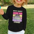 World's Okayest Student Fun Back To School & New Term Graphic Toddler Long Sleeve Tee World's Okayest Student Fun Back To School & New Term Graphic Toddler Long Sleeve Tee