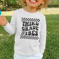 1st Day Of 3rd Grade Vibes Retro Girls Back To School Boys Graphic Toddler Long Sleeve Tee 1st Day Of 3rd Grade Vibes Retro Girls Back To School Boys Graphic Toddler Long Sleeve Tee