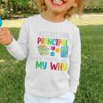 Back To School Assistant Principal The Students Are My Why Premium Tri-Blend Graphic Toddler Long Sleeve Tee Back To School Assistant Principal The Students Are My Why Premium Tri-Blend Graphic Toddler Long Sleeve Tee