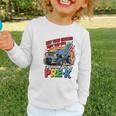 Back To School Pre-K Preschool Monster Truck First Day Boys Graphic Toddler Long Sleeve Tee Back To School Pre-K Preschool Monster Truck First Day Boys Graphic Toddler Long Sleeve Tee