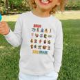 Bruh I’m In 3rd Grade Back To School Italian Brainrot Premium Tri-Blend Graphic Toddler Long Sleeve Tee