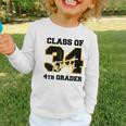Class Of 2034 4th Grader Elementary School Back To School Graphic Toddler Long Sleeve Tee Class Of 2034 4th Grader Elementary School Back To School Graphic Toddler Long Sleeve Tee