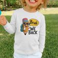 Cool Cartoon Pencil Saying Bruh Back To School Graphic Toddler Long Sleeve Tee Cool Cartoon Pencil Saying Bruh Back To School Graphic Toddler Long Sleeve Tee