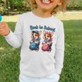 Corgi Dog Student To School Happy Back To School Graphic Toddler Long Sleeve Tee Corgi Dog Student To School Happy Back To School Graphic Toddler Long Sleeve Tee