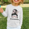 Custodian Life Messy Bun Hair Glasses Leopard Back To School Graphic Toddler Long Sleeve Tee Custodian Life Messy Bun Hair Glasses Leopard Back To School Graphic Toddler Long Sleeve Tee