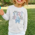 First Grade Coquette Bow Pencil First Day Back To School Performance Graphic Toddler Long Sleeve Tee