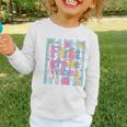 First Grade Vibes Cute Groovy Back To School 1st Grade Girls Graphic Toddler Long Sleeve Tee First Grade Vibes Cute Groovy Back To School 1st Grade Girls Graphic Toddler Long Sleeve Tee