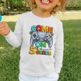 Game On 5th Grade Back To School 5th Grade Level Unlocked Performance Graphic Toddler Long Sleeve Tee Game On 5th Grade Back To School 5th Grade Level Unlocked Performance Graphic Toddler Long Sleeve Tee