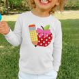 Girls Back To School Apple Toddler First Day Of Preschool Graphic Toddler Long Sleeve Tee Girls Back To School Apple Toddler First Day Of Preschool Graphic Toddler Long Sleeve Tee