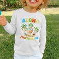 Pinapple Beach Back To School Day Aloha Fourth Grade Performance Graphic Toddler Long Sleeve Tee Pinapple Beach Back To School Day Aloha Fourth Grade Performance Graphic Toddler Long Sleeve Tee