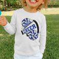 Rebels Cheer Back To School Cheerleading Spirit B Premium Tri-Blend Graphic Toddler Long Sleeve Tee