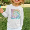 In My Second Grade Era Girl Tie Dye 2nd Grade Back To School Performance Graphic Toddler Long Sleeve Tee
