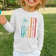 Senior 2027 Class Of 2027 Graduation USA Flag Back To School Performance Graphic Toddler Long Sleeve Tee