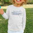 Speech Therapy Gingham SLP Therapist Summer Back To School Graphic Toddler Long Sleeve Tee Speech Therapy Gingham SLP Therapist Summer Back To School Graphic Toddler Long Sleeve Tee