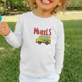 Wheels On The Bus Kids Back To School Graphic Toddler Long Sleeve Tee