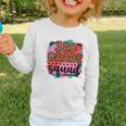 Women's Third 3rd Grade Squad Back To School Animal Print Girl Tee Graphic Toddler Long Sleeve Tee
